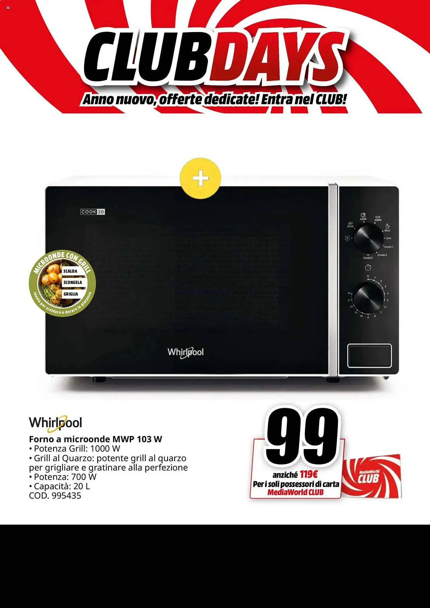 Volantino MediaWorld da 26 dicembre a 3 gennaio di 2025 - Pagina del volantino 43