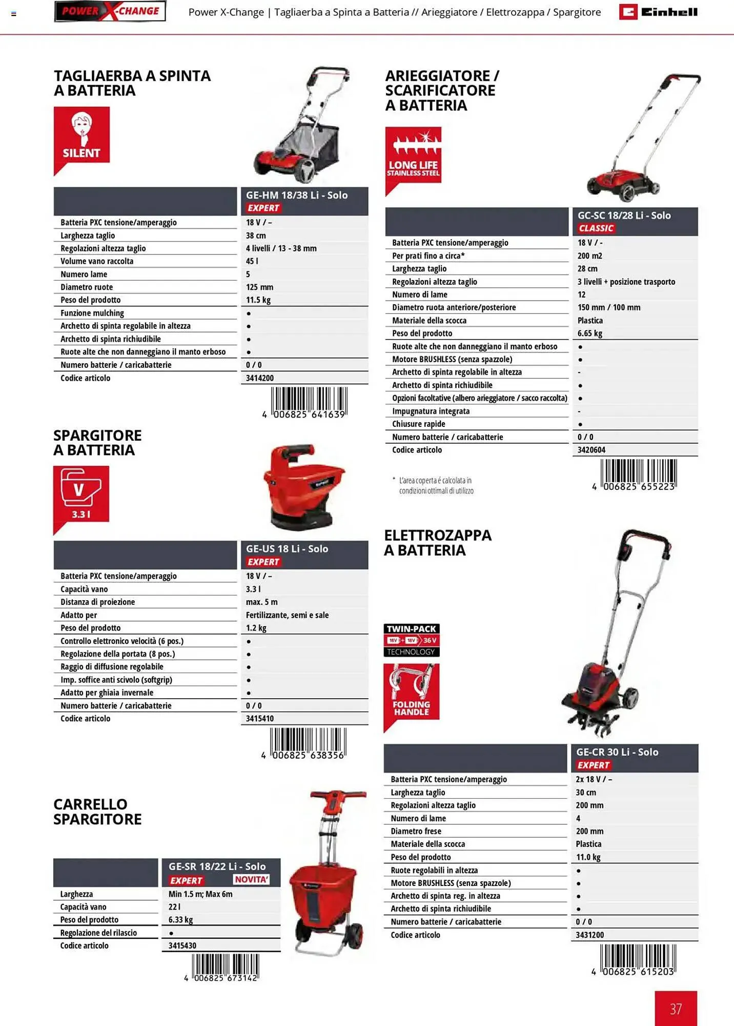 Volantino Einhell da 1 febbraio a 31 dicembre di 2025 - Pagina del volantino 37