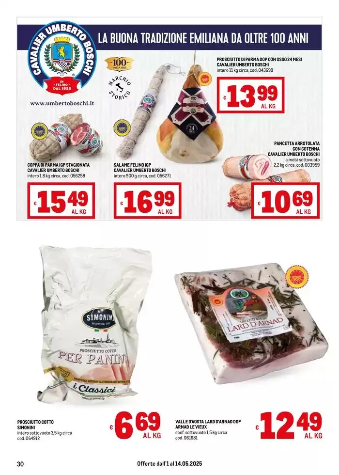 Offerte per Te -Area 4 da 2 maggio a 14 maggio di 2025 - Pagina del volantino 30