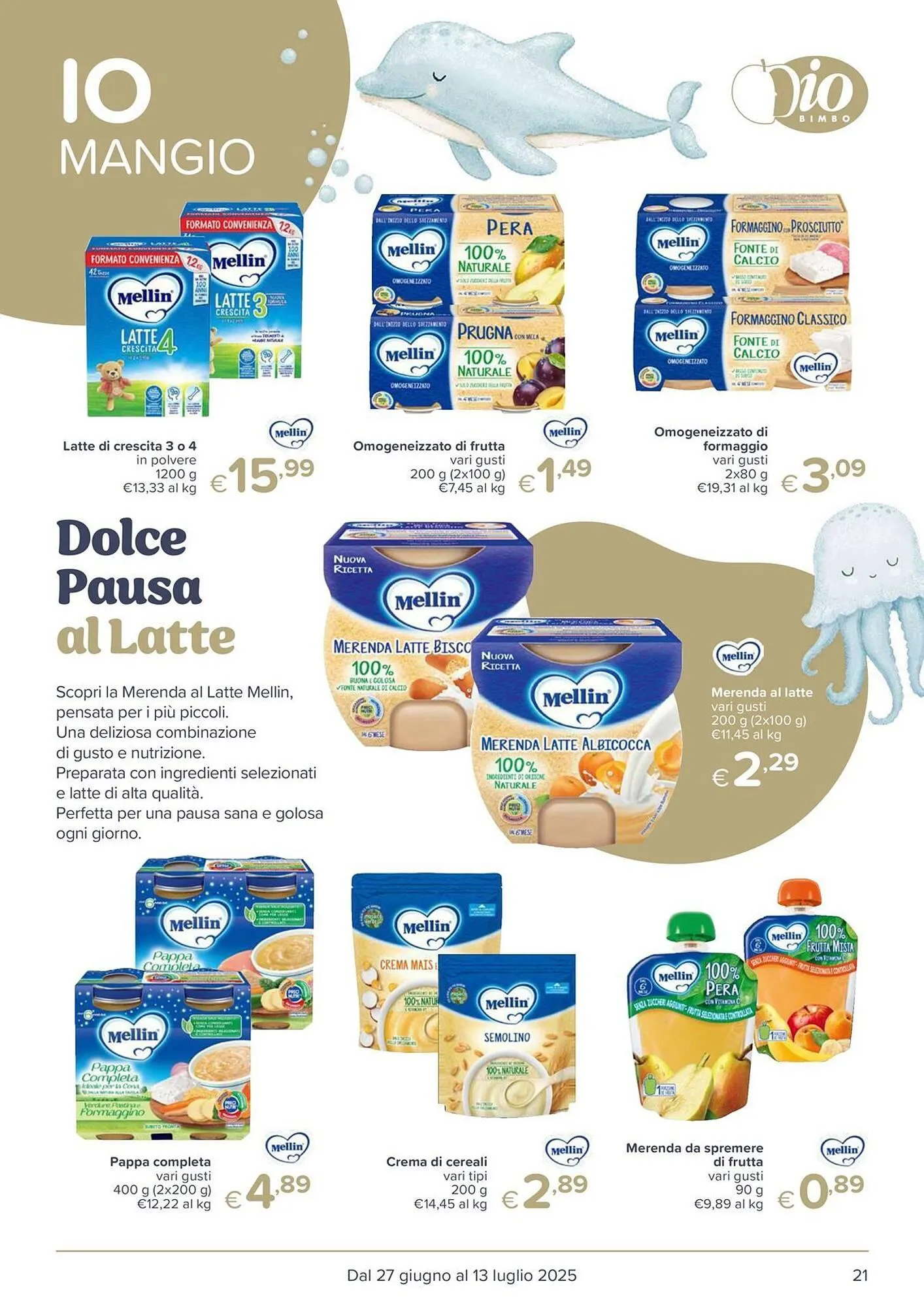 Volantino Io Bimbo da 27 giugno a 13 luglio di 2025 - Pagina del volantino 21