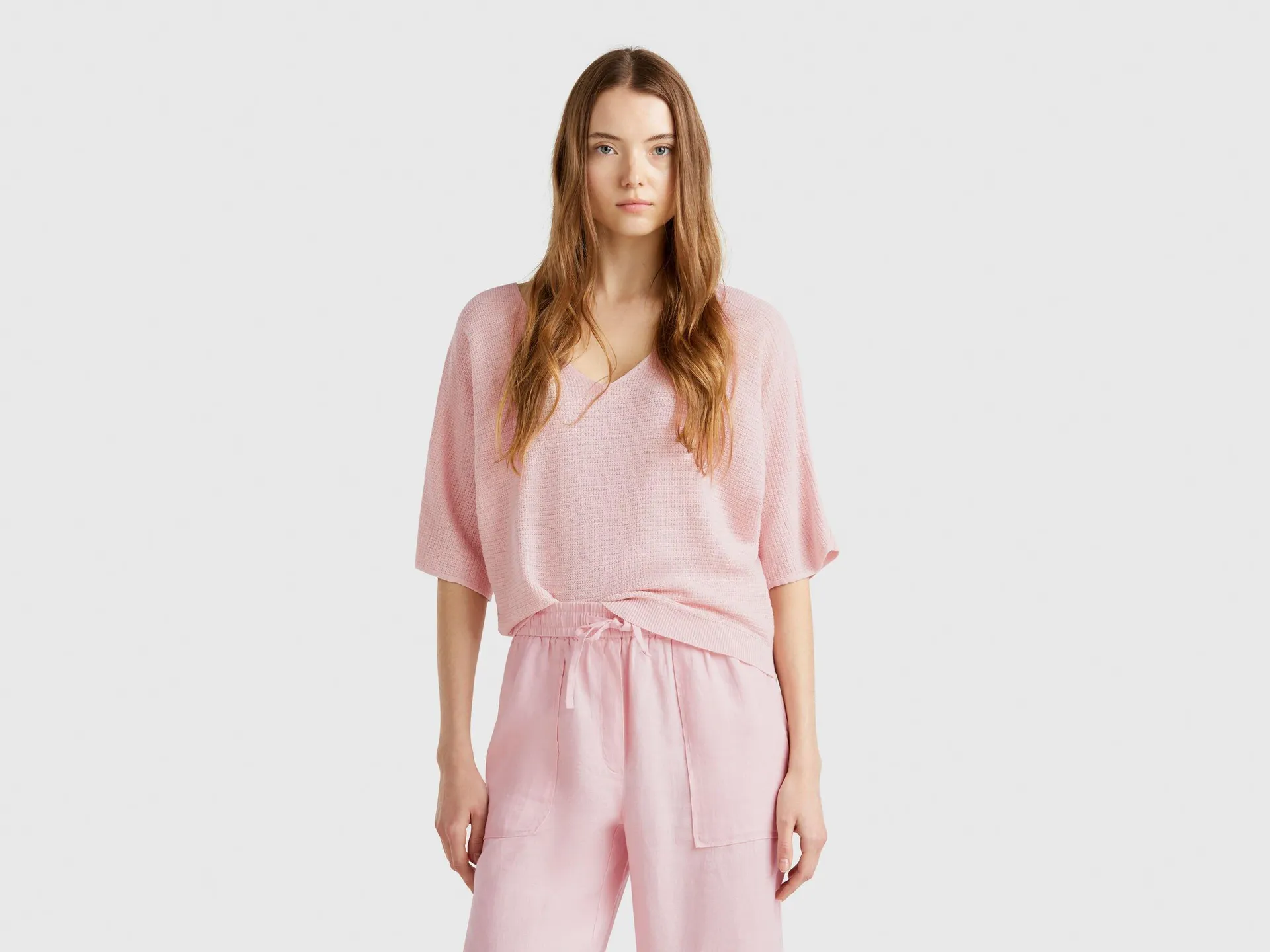 Maglia reversibile cropped