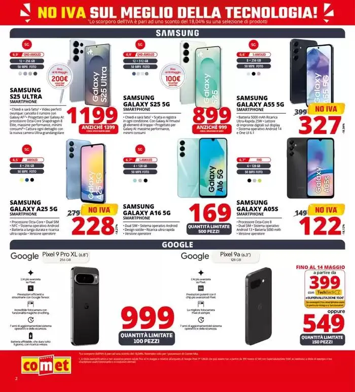 No IVA sul meglio della tecnologia! da 8 maggio a 21 maggio di 2025 - Pagina del volantino 2