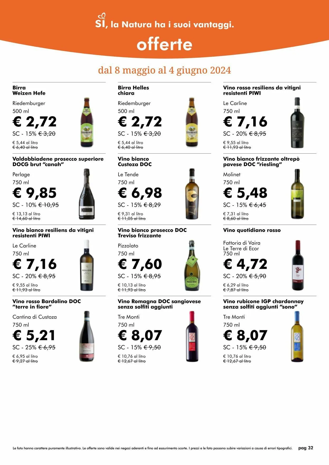 Natura Sì Volantino attuale da 7 maggio a 21 maggio di 2024 - Pagina del volantino 32