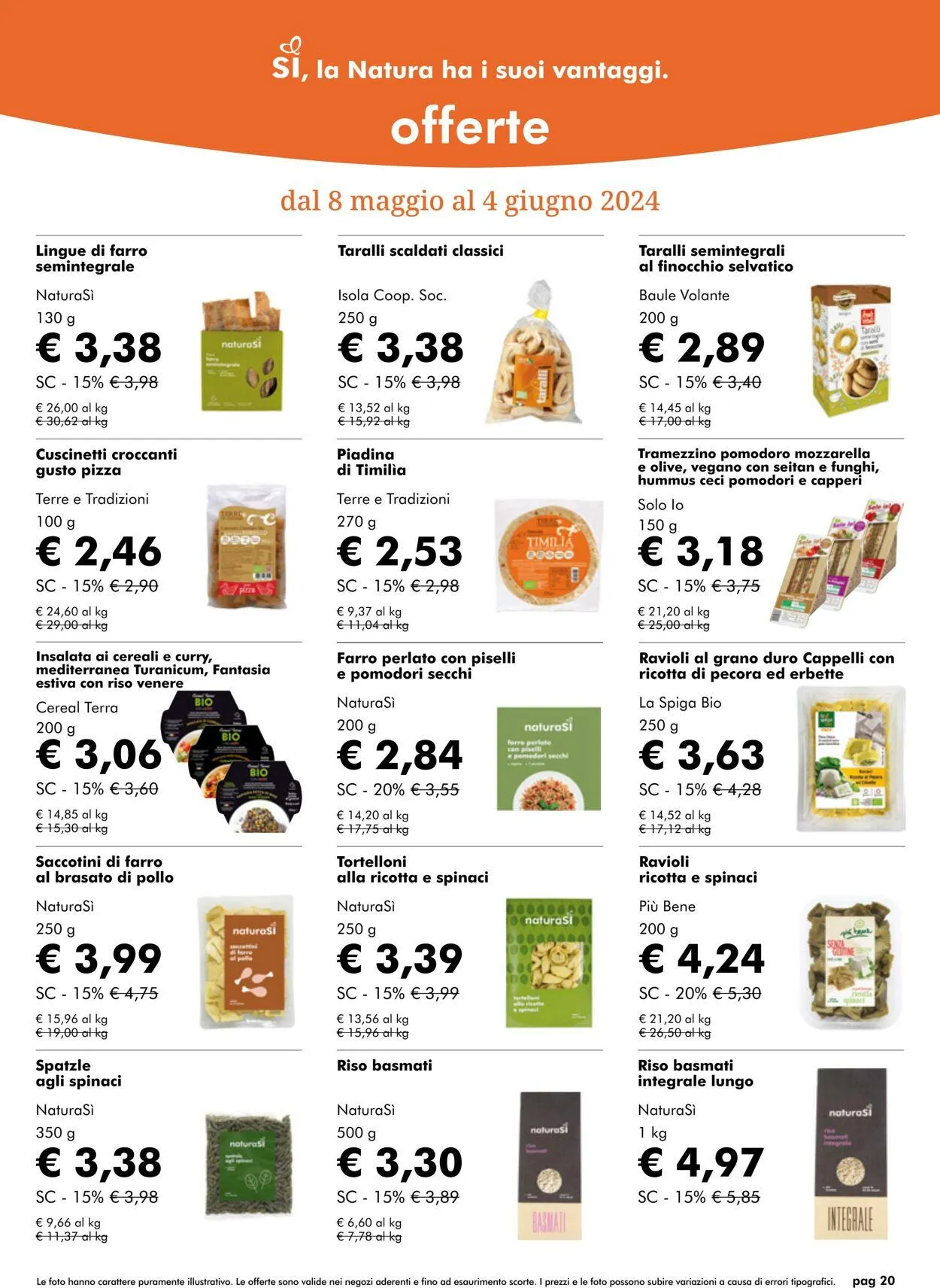Natura Sì Volantino attuale da 7 maggio a 21 maggio di 2024 - Pagina del volantino 20