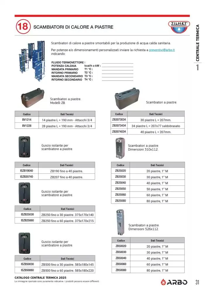 Catalogo Centrale termica 2025  da 8 aprile a 31 dicembre di 2025 - Pagina del volantino 31