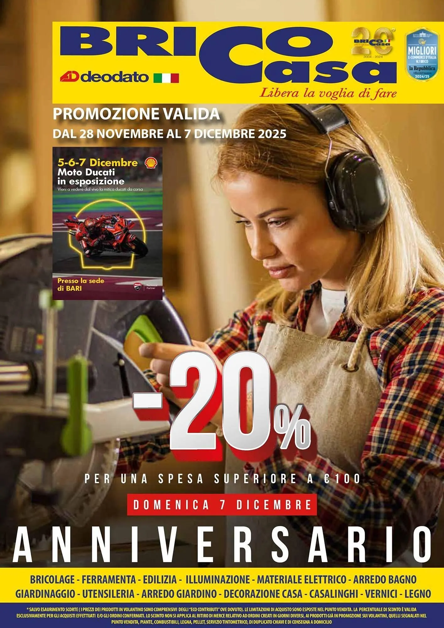 Volantino Bricocasa da 25 novembre a 7 dicembre di 2025 - Pagina del volantino 1