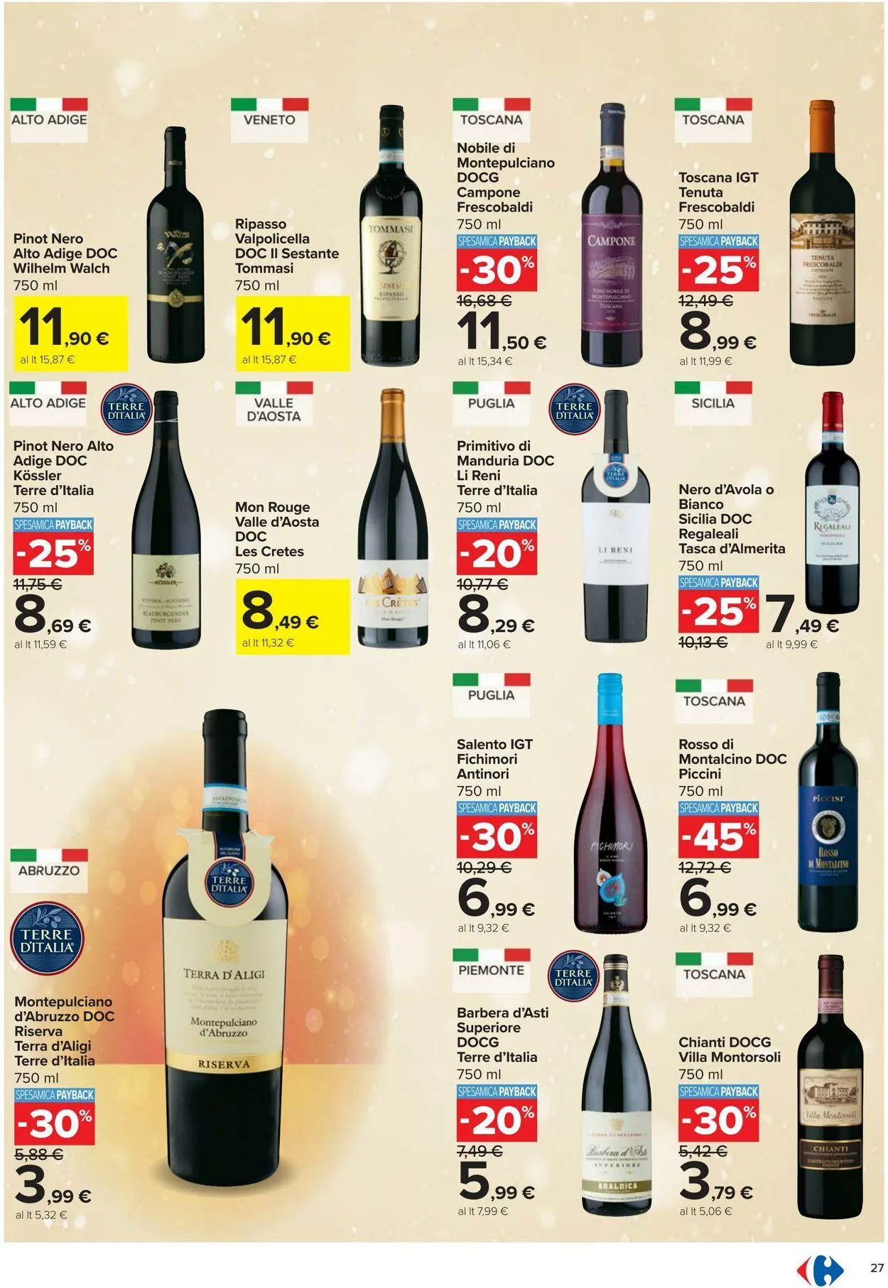 Carrefour Volantino attuale da 27 novembre a 24 dicembre di 2025 - Pagina del volantino 27