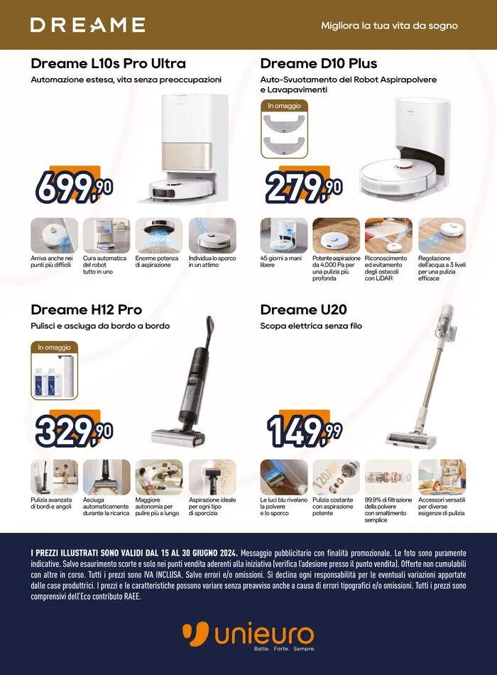 Speciale Piccoli elettrodomestici da Unieuro! da 15 giugno a 30 giugno di 2024 - Pagina del volantino 12