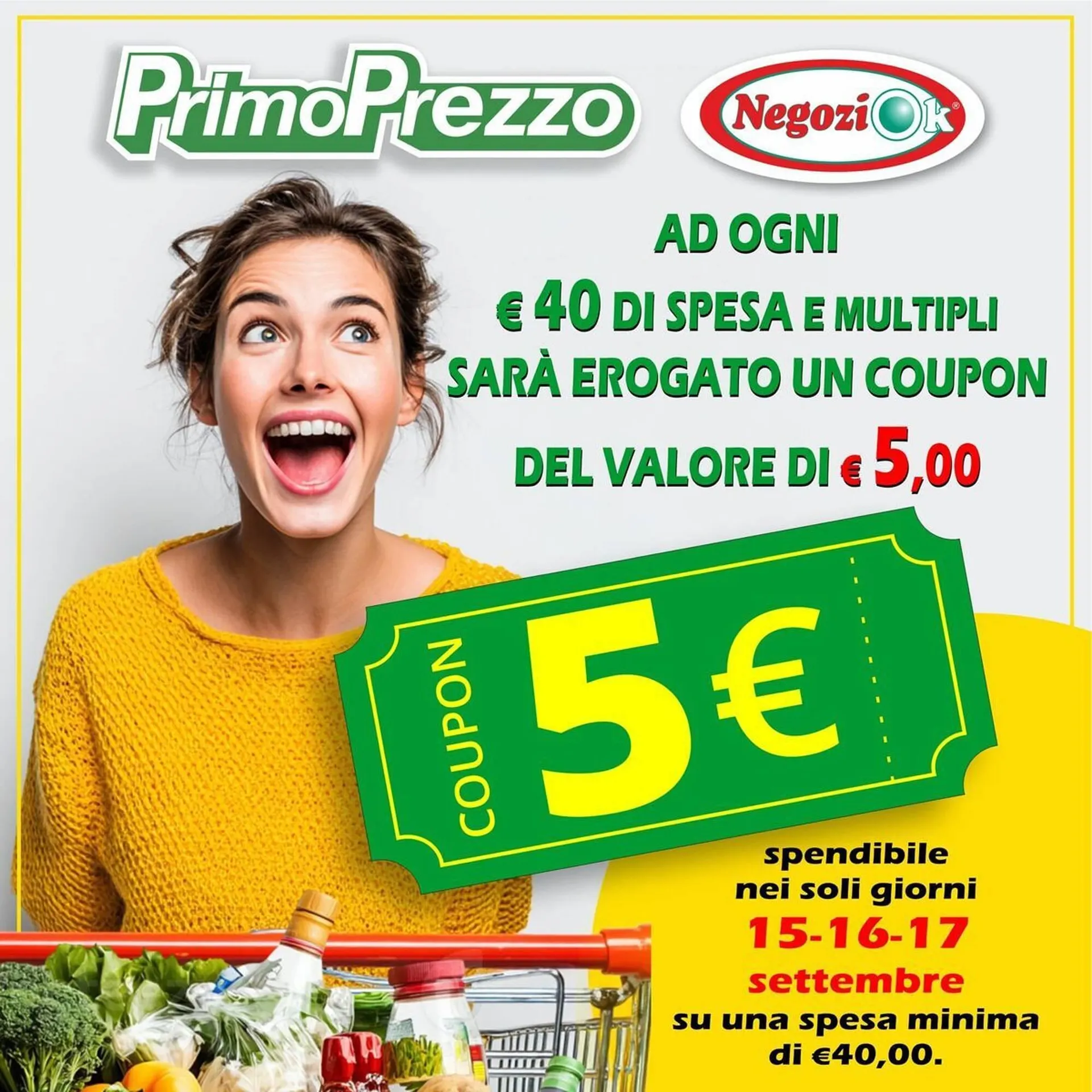 Volantino Primo Prezzo da 15 settembre a 17 settembre di 2025 - Pagina del volantino 1