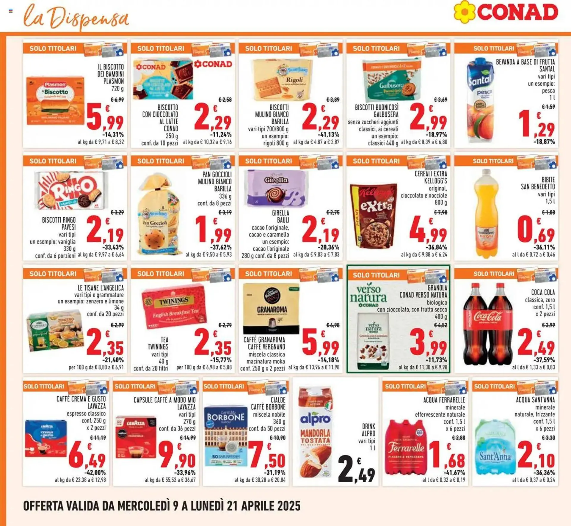 Volantino Conad da 9 aprile a 21 aprile di 2025 - Pagina del volantino 18