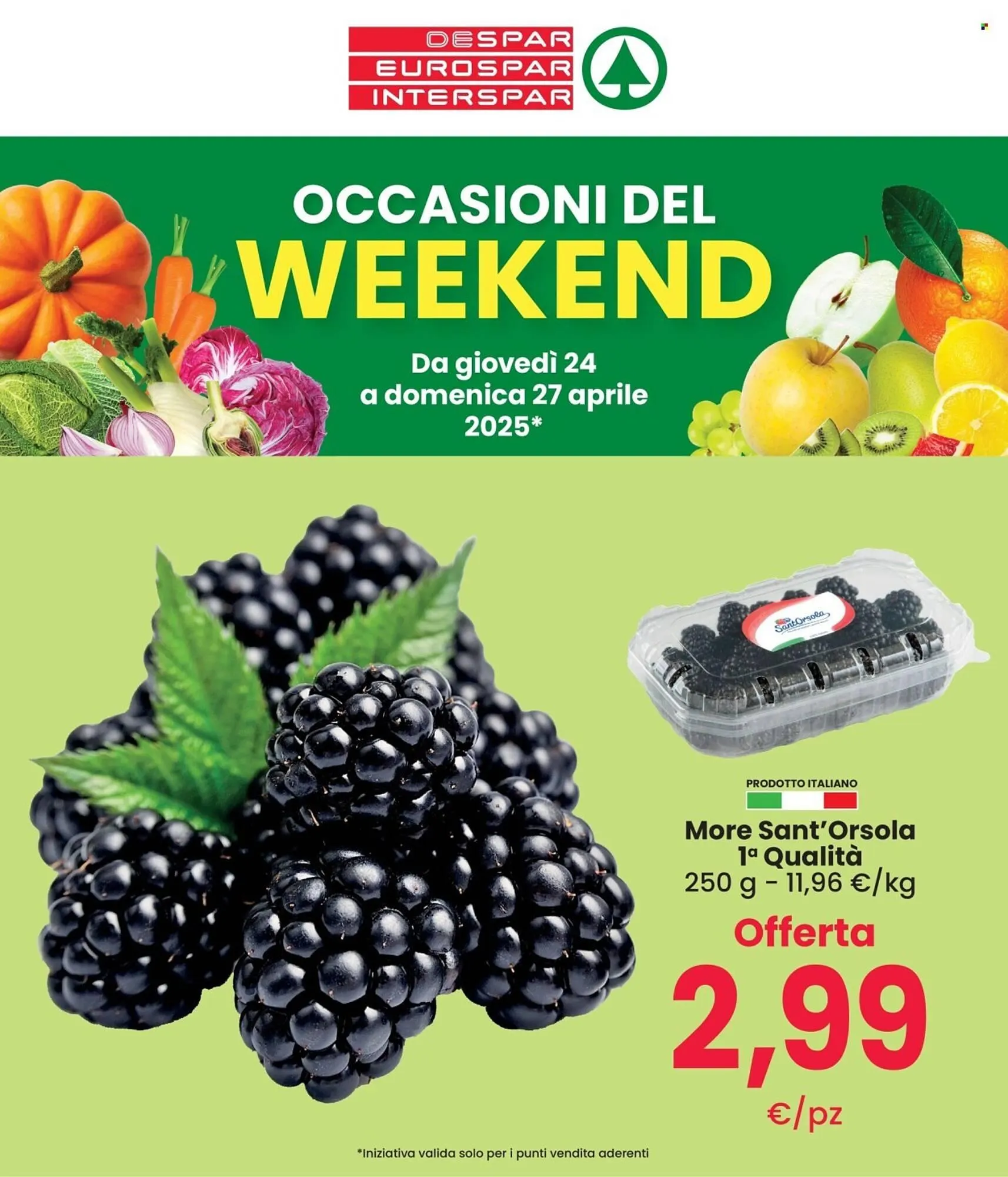 Volantino Despar da 24 aprile a 27 aprile di 2025 - Pagina del volantino 1