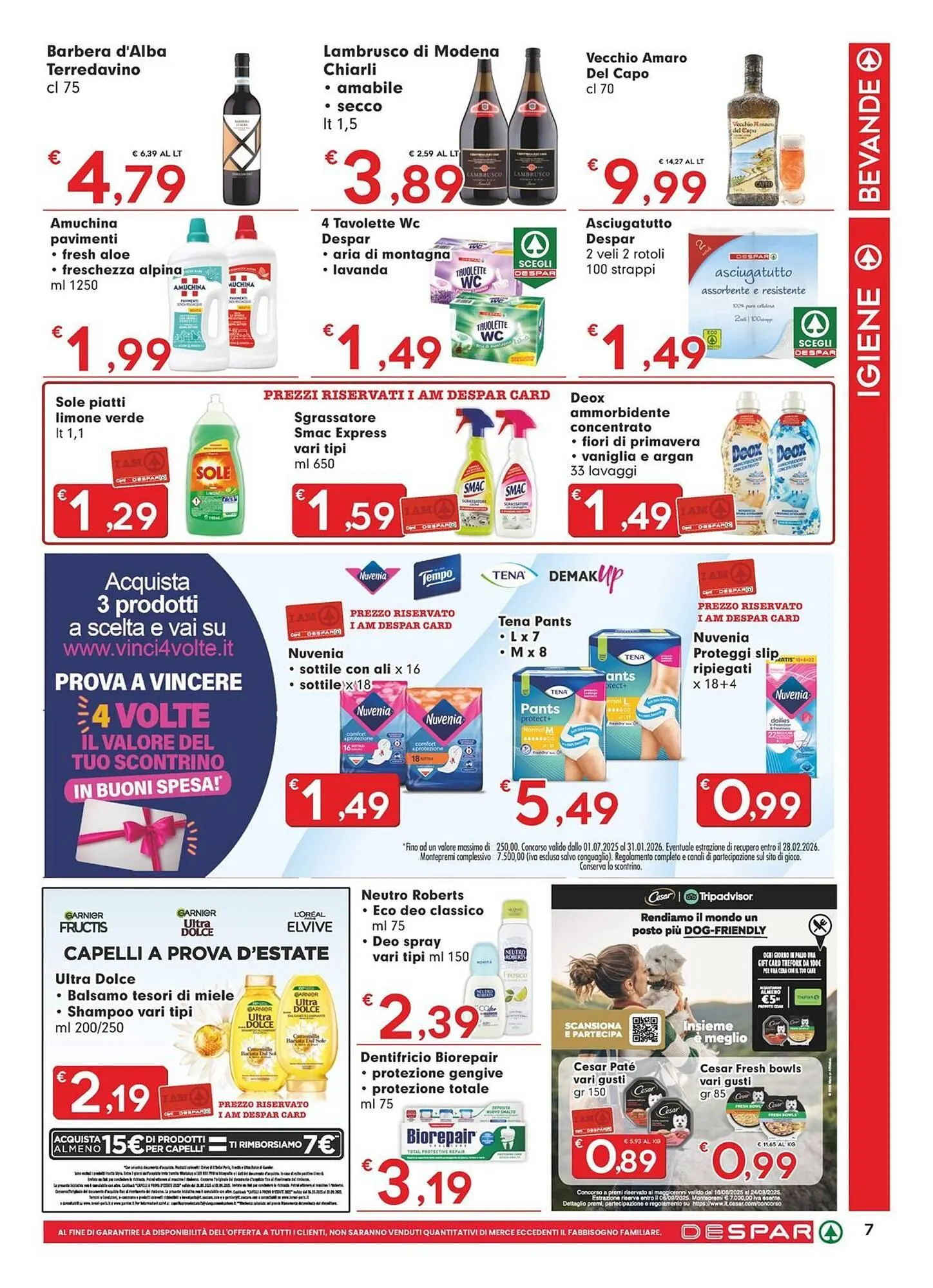 Volantino Despar da 31 luglio a 13 agosto di 2025 - Pagina del volantino 7