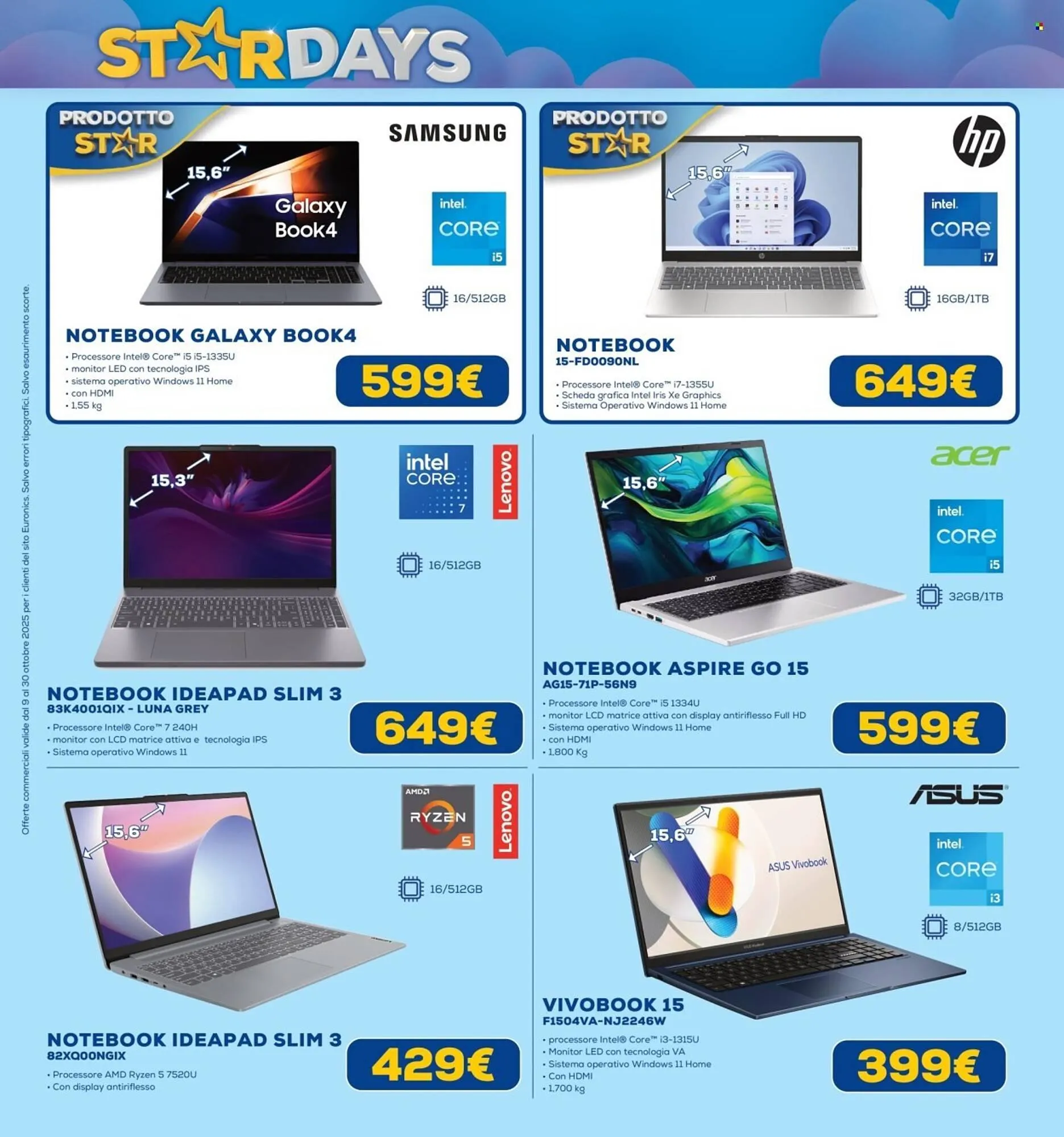 Volantino Euronics da 9 ottobre a 30 ottobre di 2025 - Pagina del volantino 10