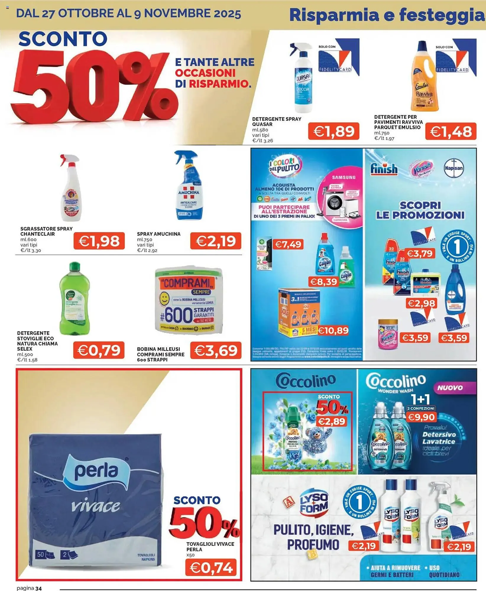Volantino Mercatò da 27 ottobre a 9 novembre di 2025 - Pagina del volantino 34