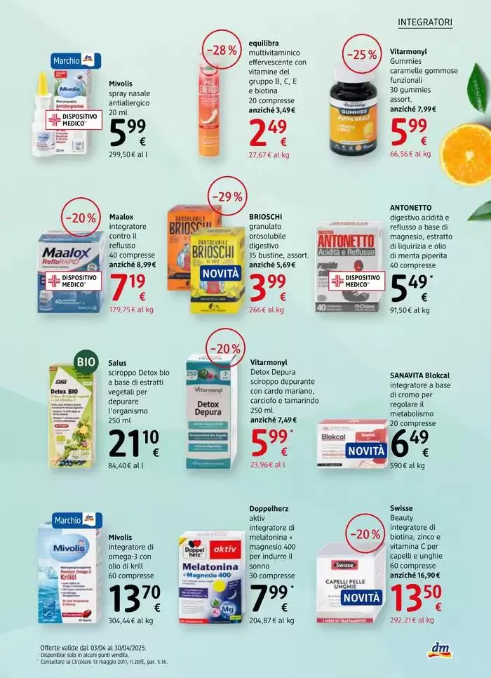 Journal da 3 aprile a 30 aprile di 2025 - Pagina del volantino 11