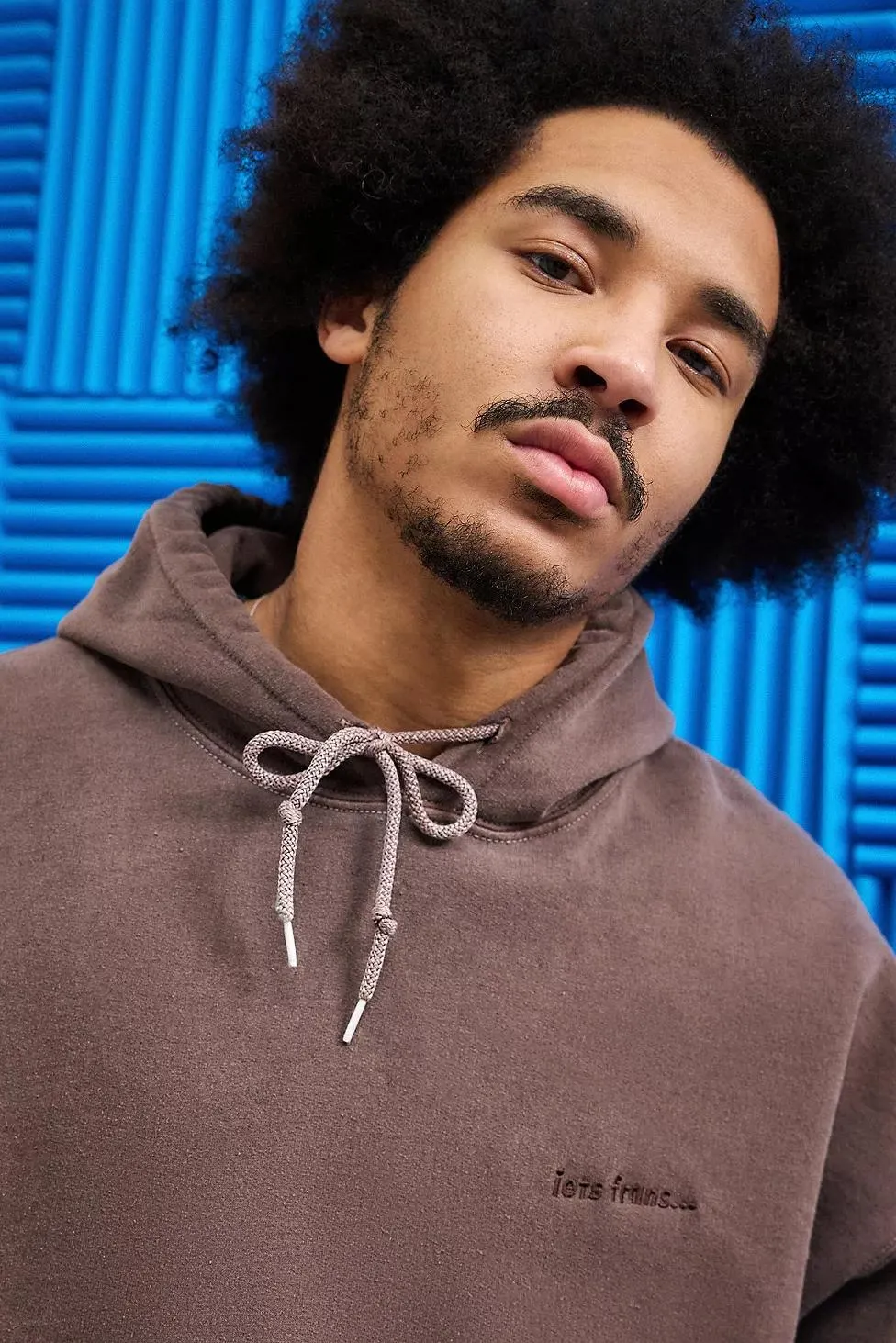 iets frans... Brown Hoodie