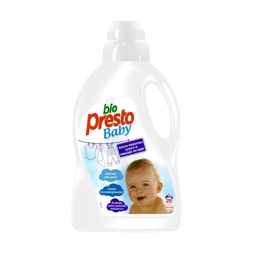 Bio Presto Detersivo Lavatrice Baby Bucato a Mano 1,5lt