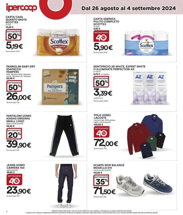 Sottocosto da 26 agosto a 4 settembre di 2024 - Pagina del volantino 6