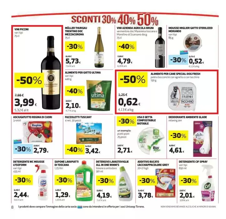 Sconti 30% 40% 50% da 27 marzo a 9 aprile di 2025 - Pagina del volantino 8