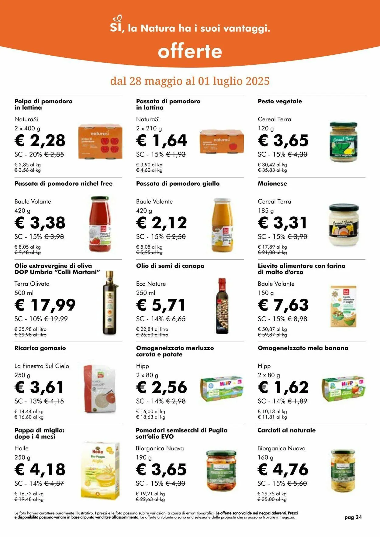 Natura Sì Volantino attuale da 8 luglio a 22 luglio di 2025 - Pagina del volantino 24