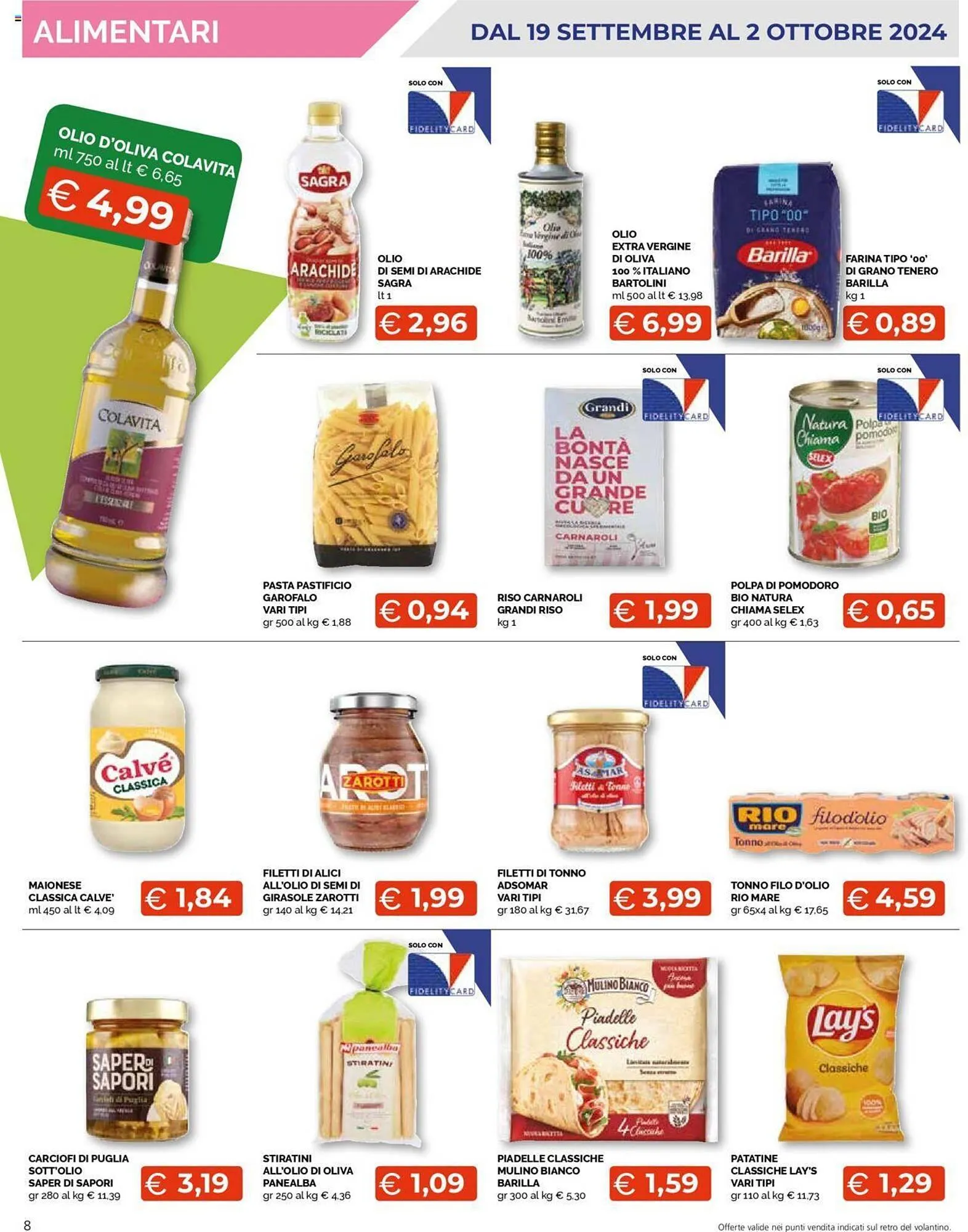 Volantino Mercatò da 19 settembre a 2 ottobre di 2024 - Pagina del volantino 8