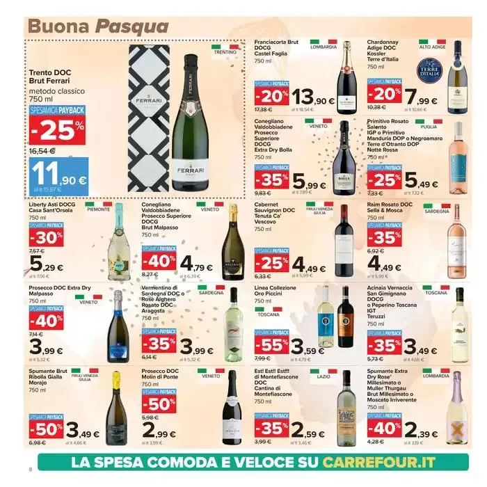 Sconti di pasqua da 8 aprile a 21 aprile di 2025 - Pagina del volantino 8