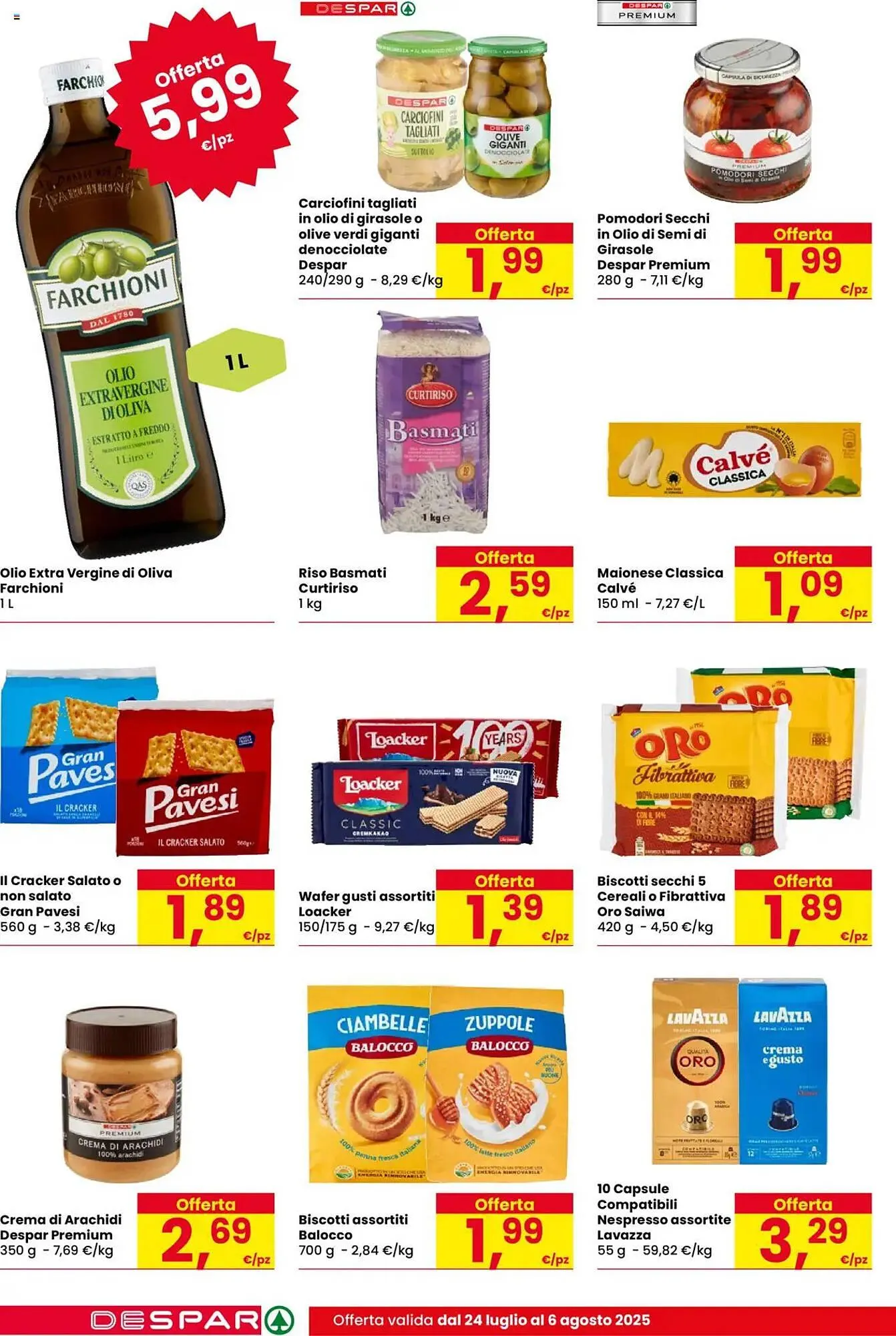 Volantino Despar da 24 luglio a 6 agosto di 2025 - Pagina del volantino 12