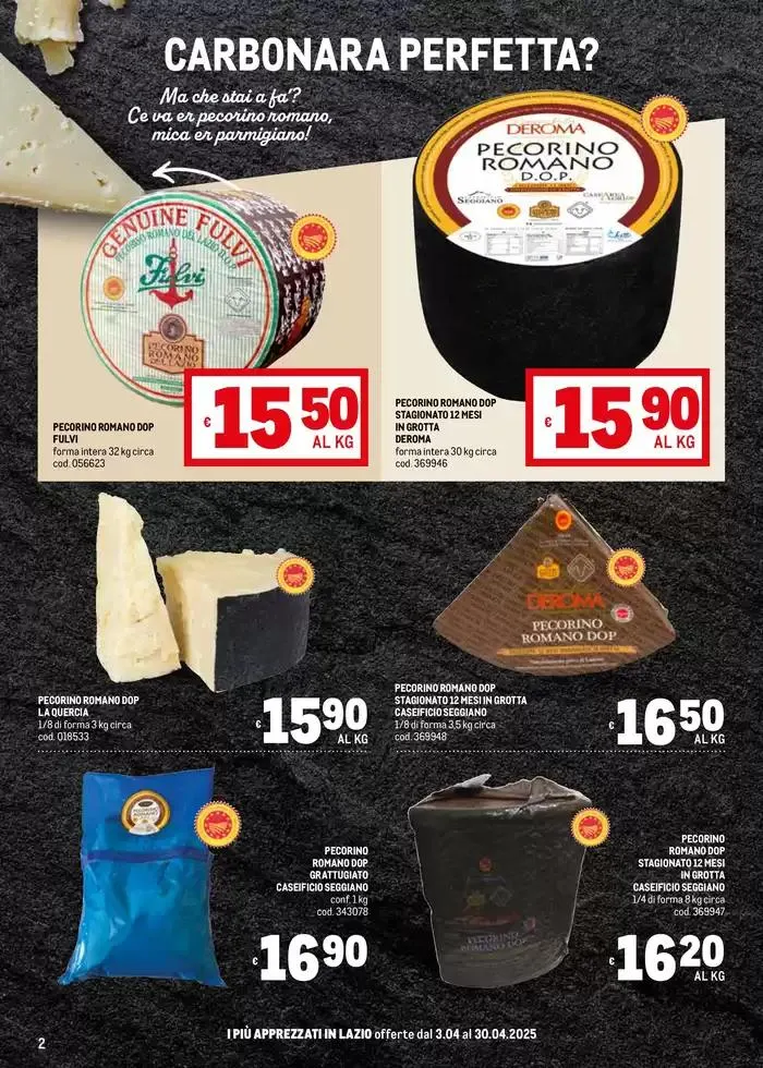 Sapori d'Italia -Lazio da 3 aprile a 30 aprile di 2025 - Pagina del volantino 2