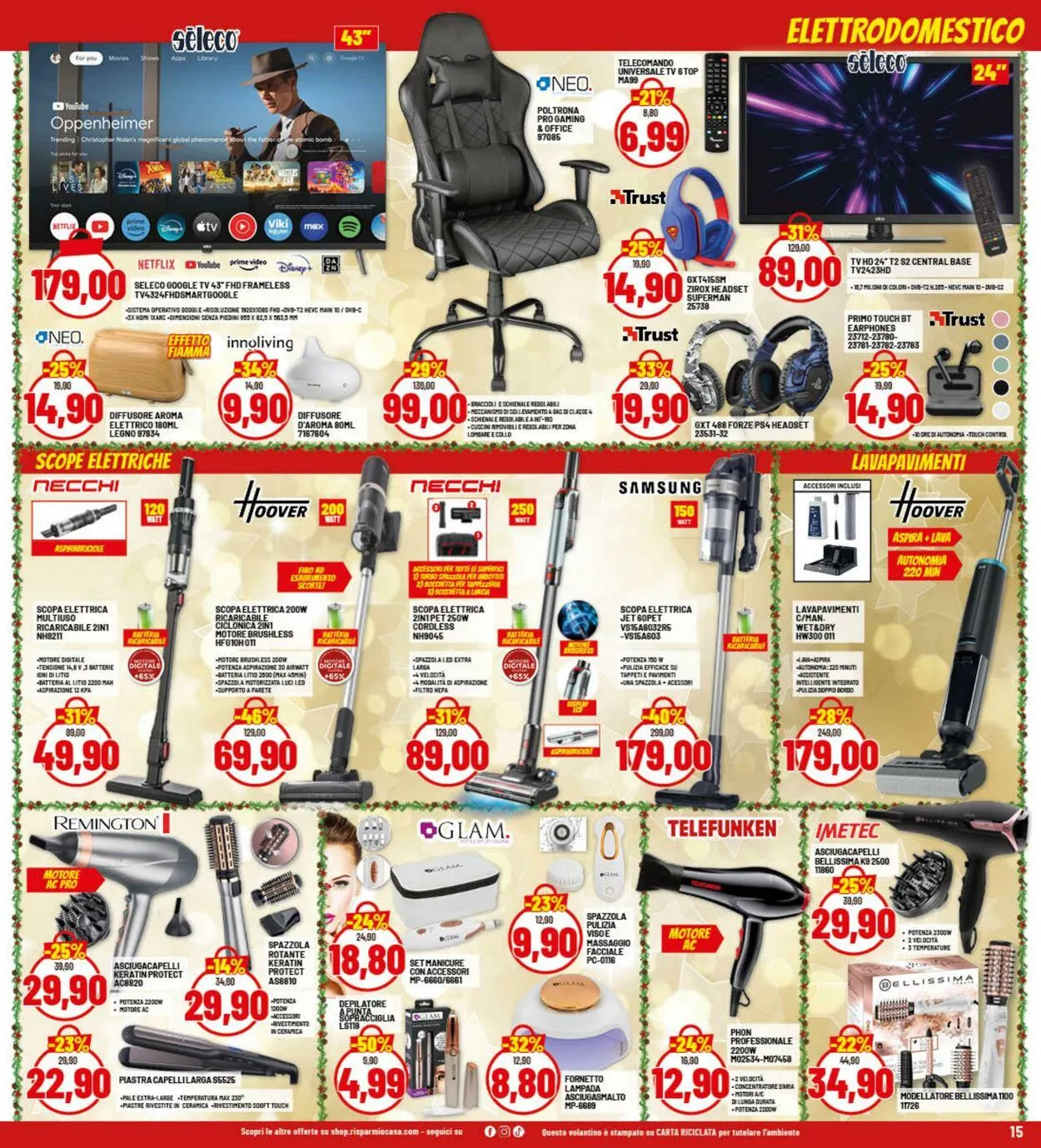 Risparmio Casa Volantino attuale da 22 dicembre a 4 gennaio di 2026 - Pagina del volantino 15