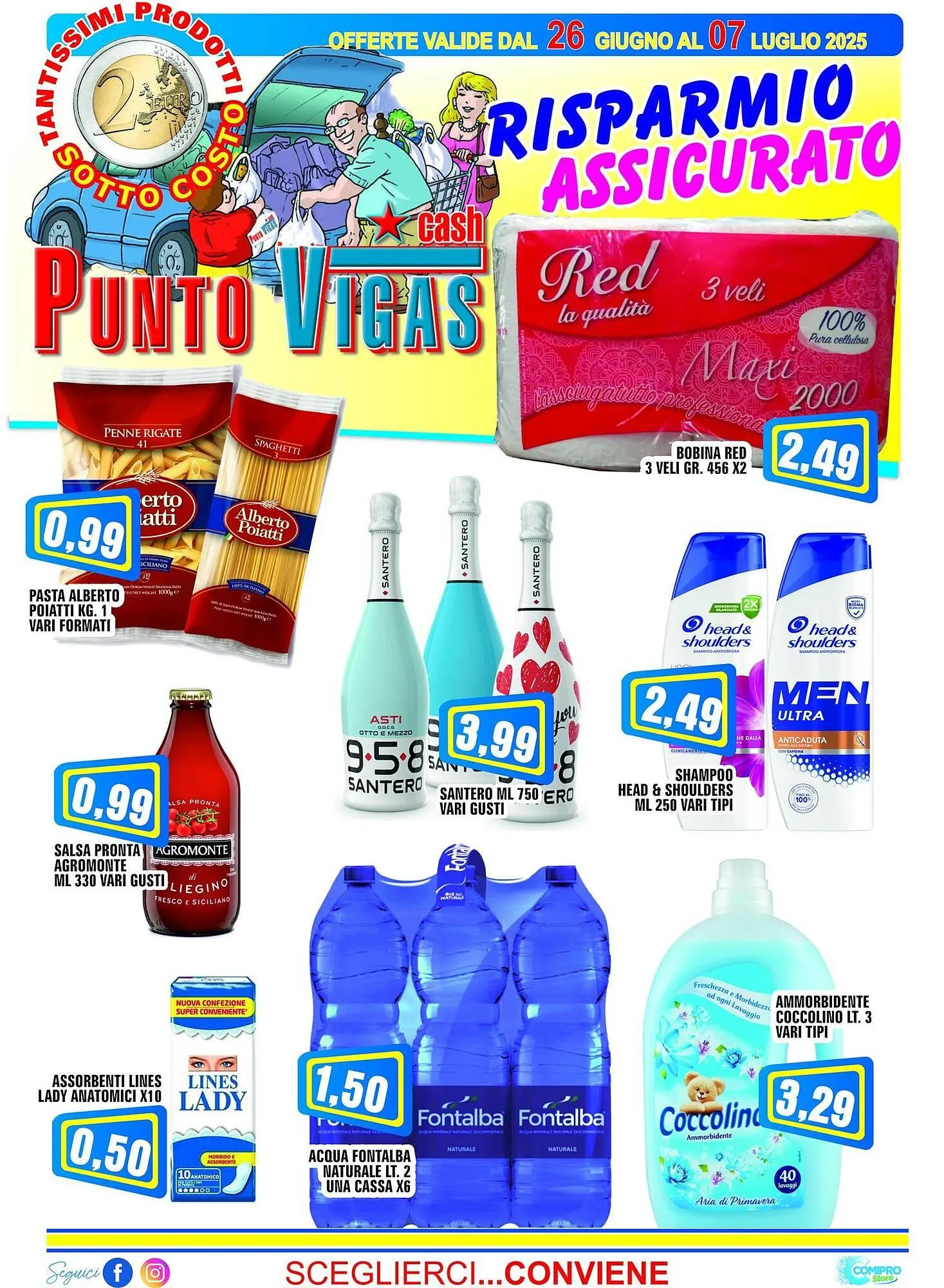 Volantino Punto Vigas - 1