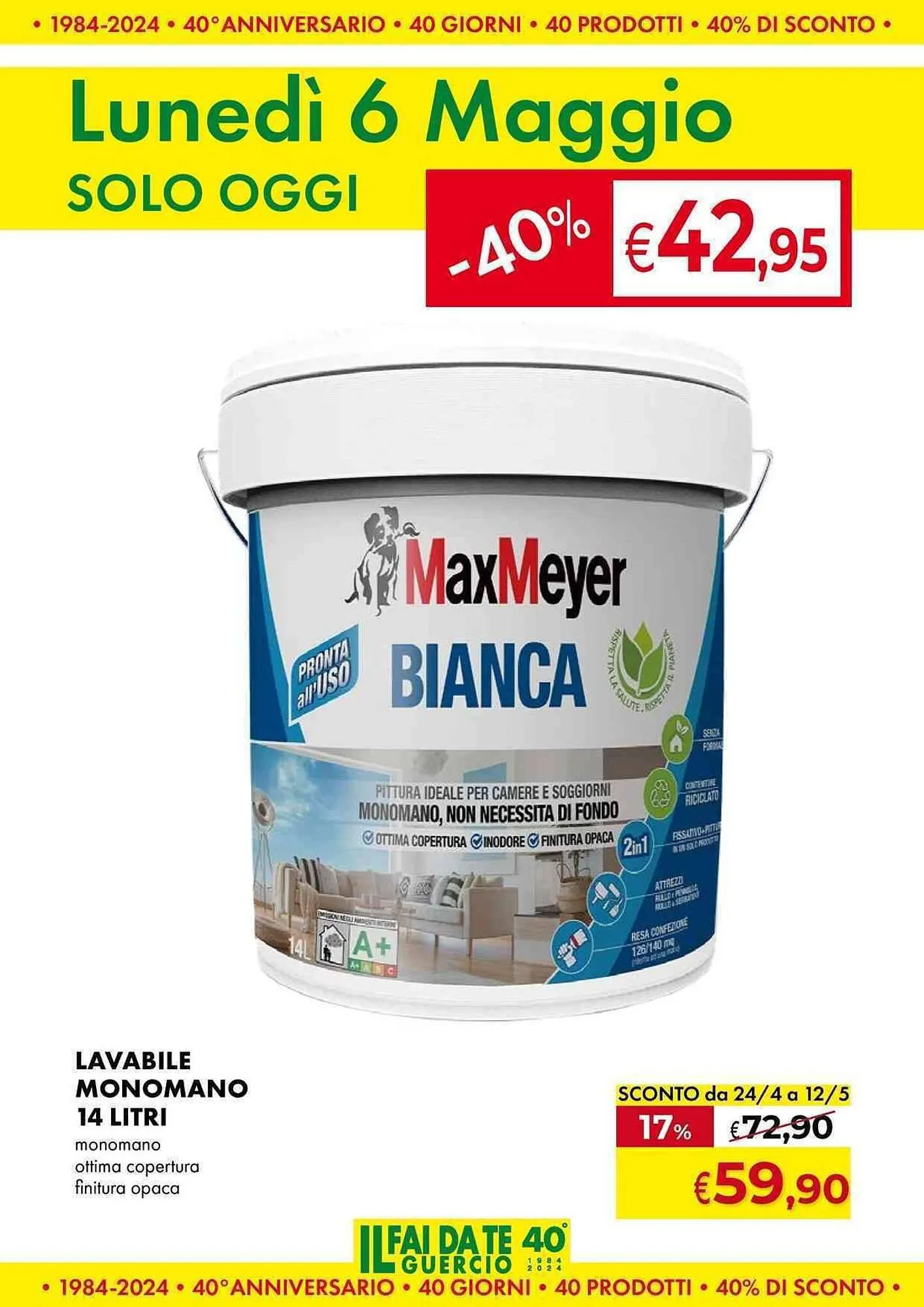 Volantino Il Fai Da Te Guercio da 25 aprile a 12 maggio di 2024 - Pagina del volantino 13