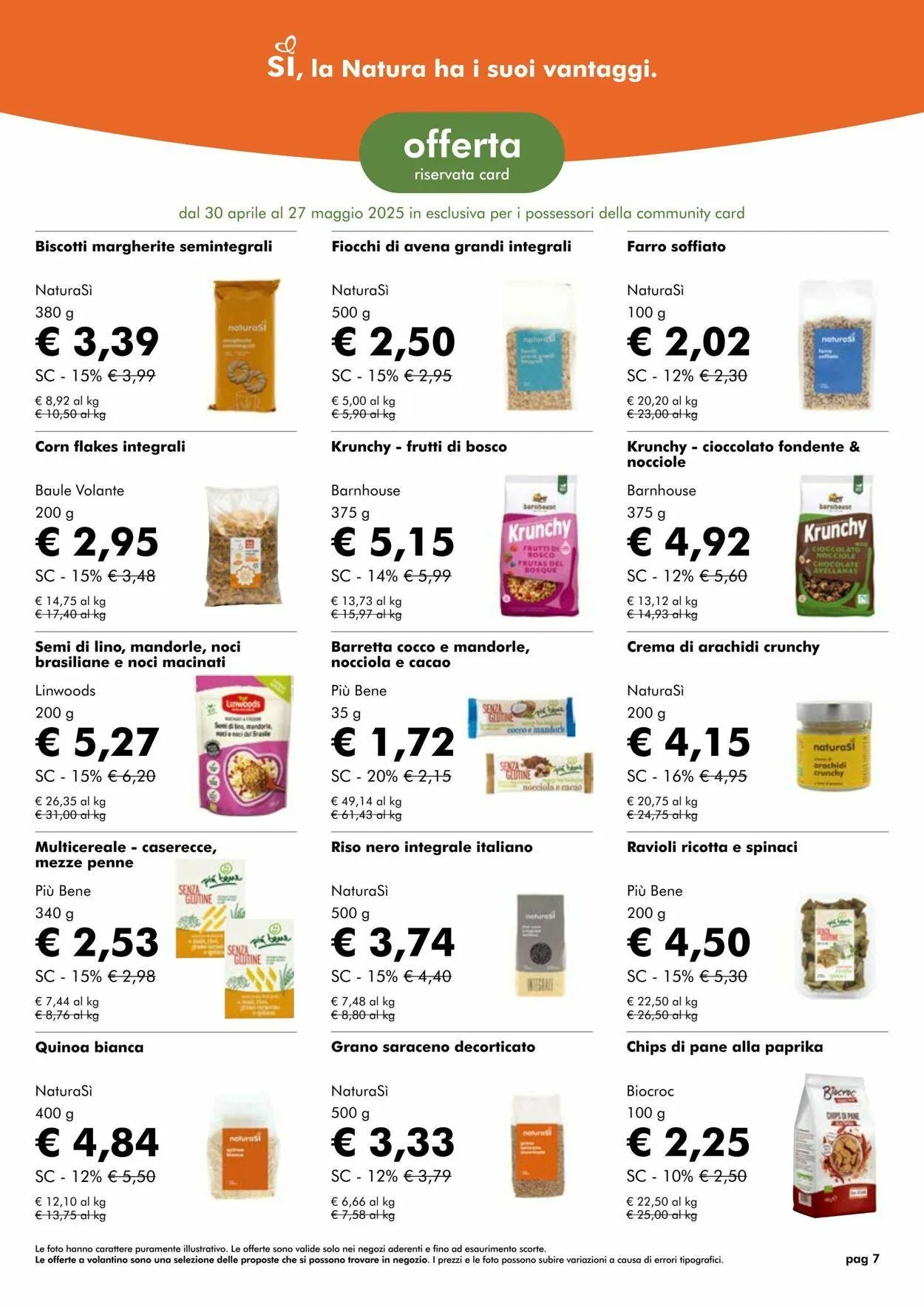 Natura Sì Volantino attuale da 24 giugno a 8 luglio di 2025 - Pagina del volantino 7