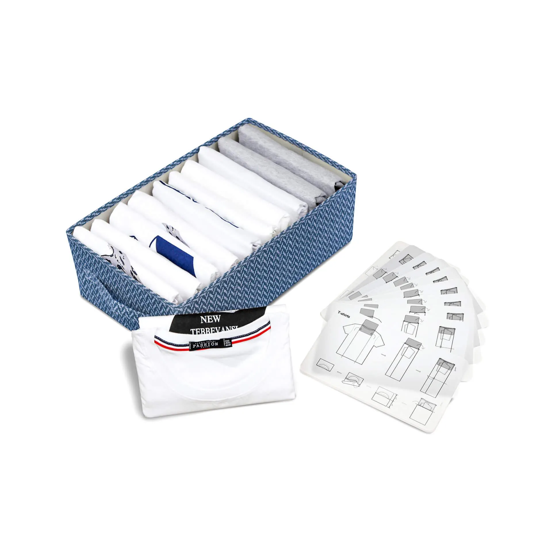 Kit Piega Magliette Con Contenitore