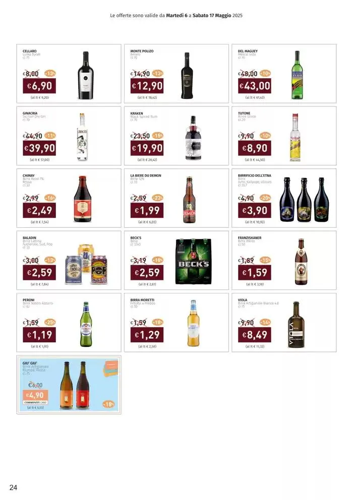 Ogni sorso e un viaggio che ti concedi  da 6 maggio a 17 maggio di 2025 - Pagina del volantino 24