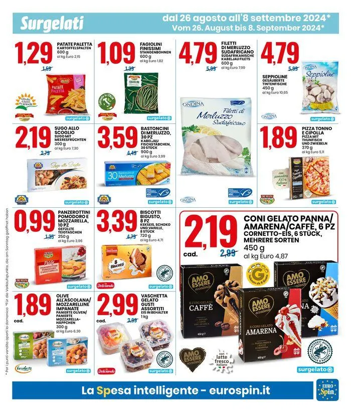 SPECIALE COLAZIONE da 26 agosto a 8 settembre di 2024 - Pagina del volantino 7