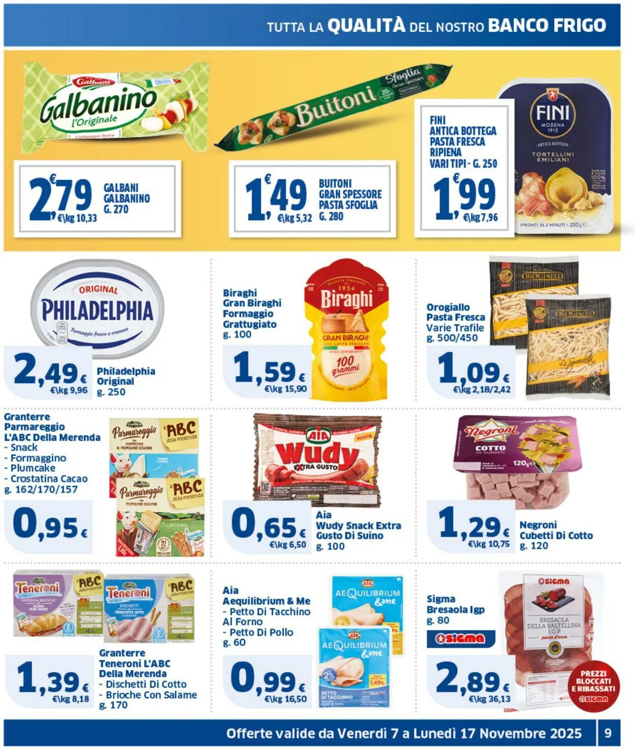 Sigma - Roma Volantino attuale da 7 novembre a 17 novembre di 2025 - Pagina del volantino 9