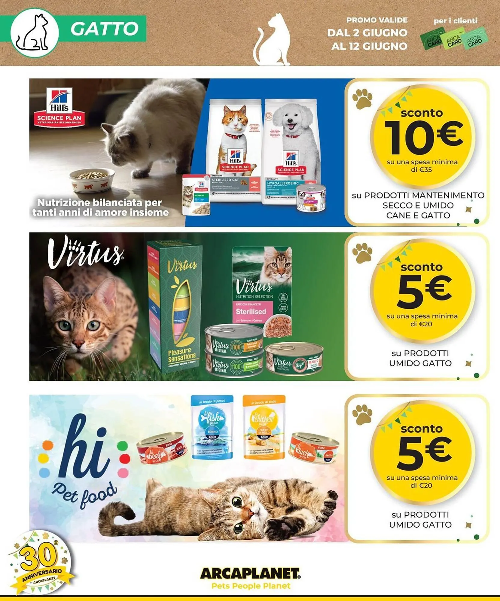 Volantino Arcaplanet da 2 giugno a 12 giugno di 2025 - Pagina del volantino 12