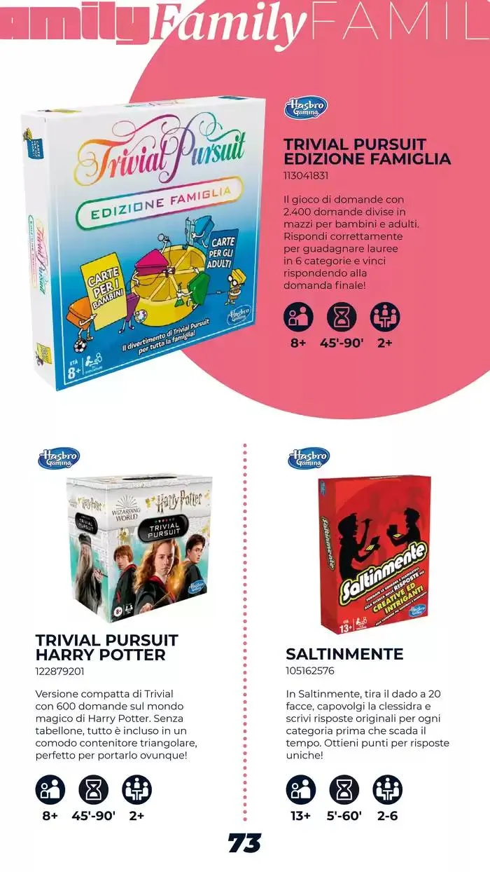Catalogo Giochi di Società da 1 marzo a 15 marzo di 2025 - Pagina del volantino 73