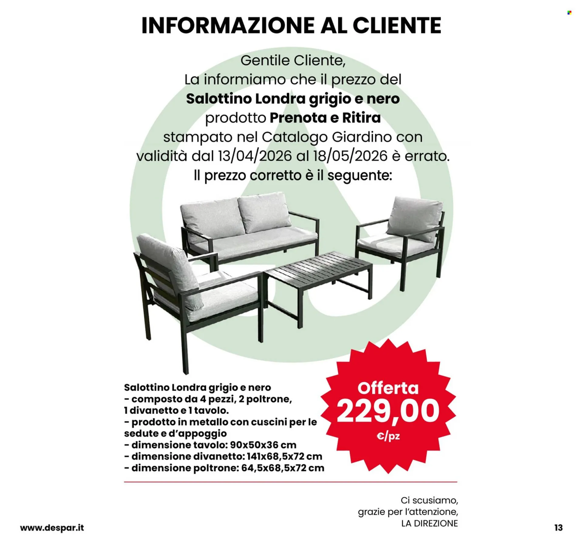 Volantino Interspar da 13 aprile a 18 maggio di 2026 - Pagina del volantino 13