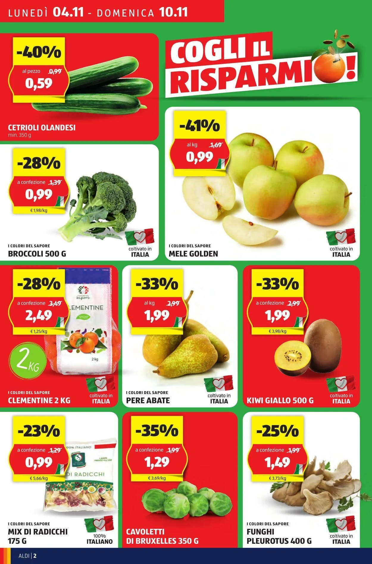 Aldi Volantino attuale da 4 novembre a 10 novembre di 2024 - Pagina del volantino 2