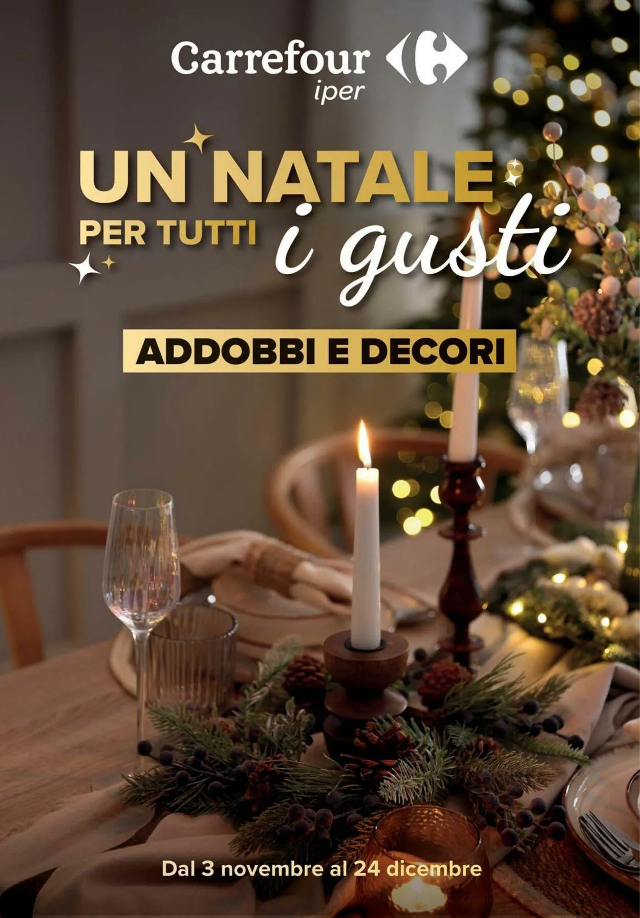 Carrefour Volantino attuale da 3 novembre a 24 dicembre di 2025 - Pagina del volantino 1