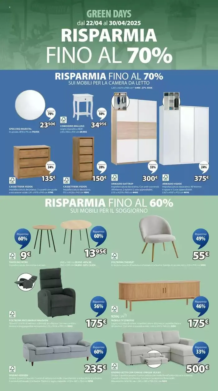 Green days da 22 aprile a 30 aprile di 2025 - Pagina del volantino 4