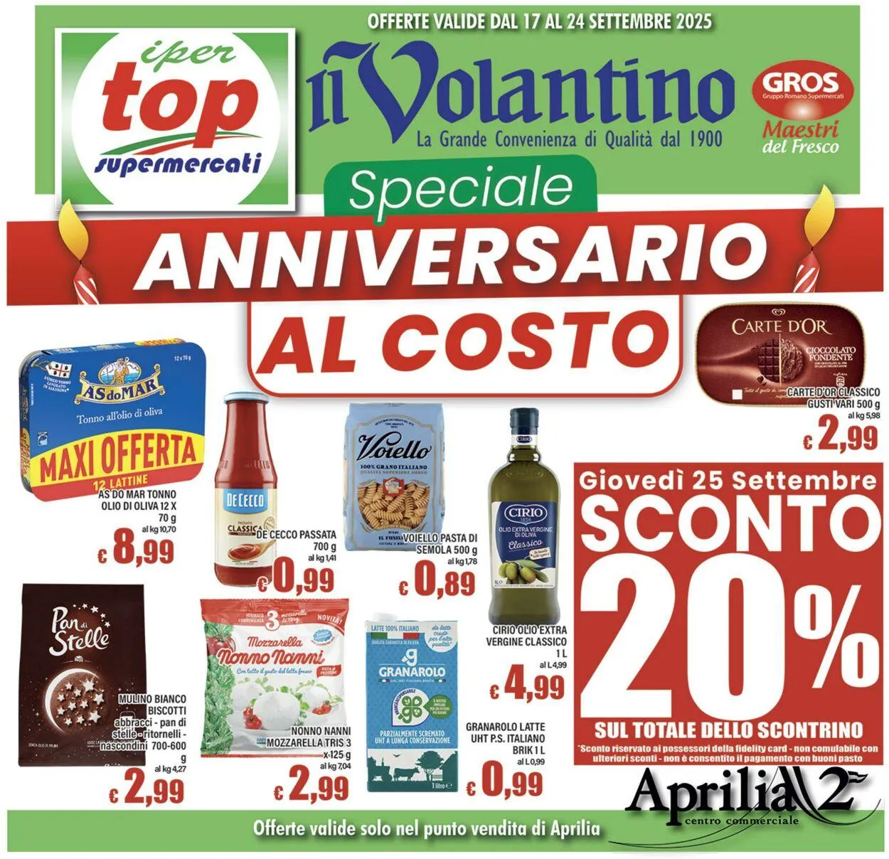 Top Supermercati Volantino attuale da 18 dicembre a 1 gennaio di 2026 - Pagina del volantino 1