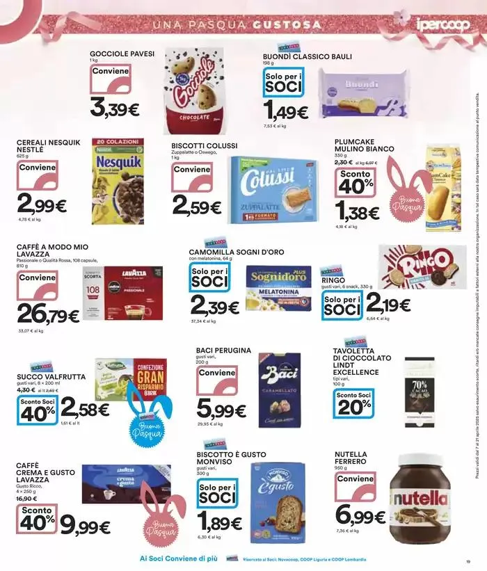40 prodotti al 40% di sconto da 7 aprile a 21 aprile di 2025 - Pagina del volantino 19
