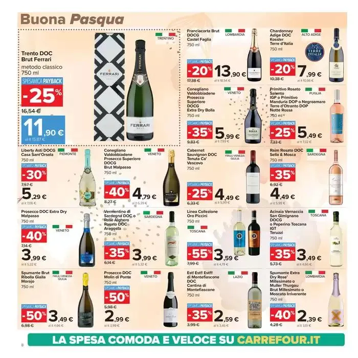 Sconti di pasqua da 8 aprile a 21 aprile di 2025 - Pagina del volantino 8