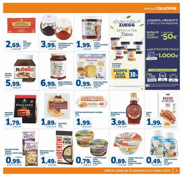 Offerte che fruttano bene! + Speciale colazione , Superstore da 19 settembre a 2 ottobre di 2024 - Pagina del volantino 3