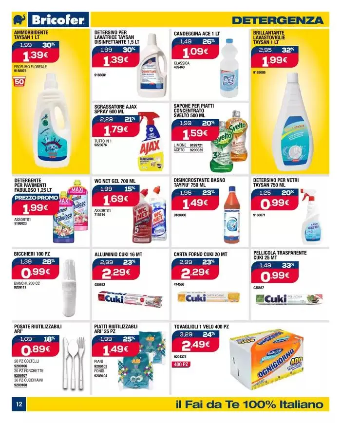 Fuori tutto da 6 marzo a 23 marzo di 2025 - Pagina del volantino 12