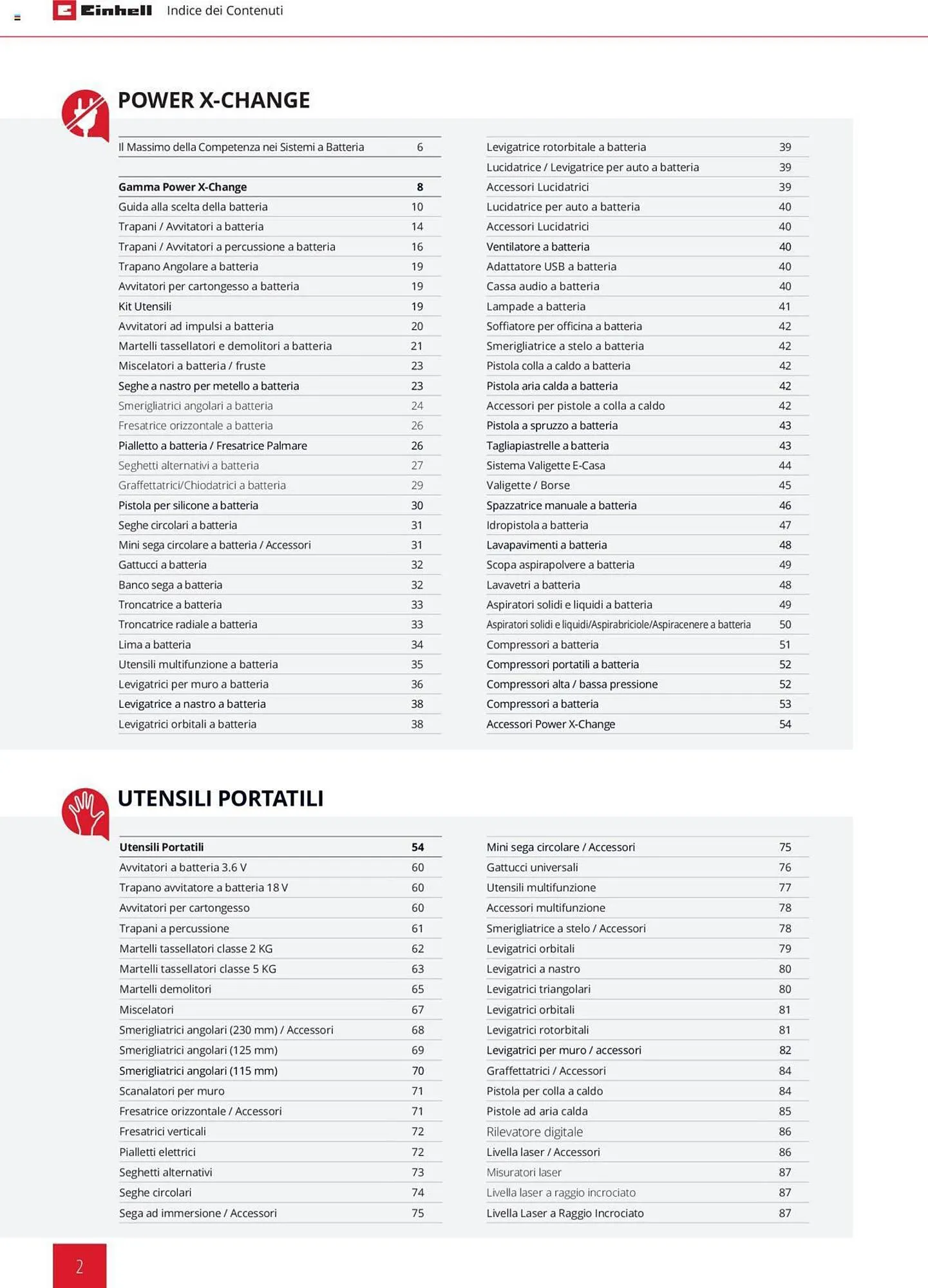 Volantino Einhell Catalogo Elettroutensili da 8 febbraio a 28 dicembre di 2024 - Pagina del volantino 2