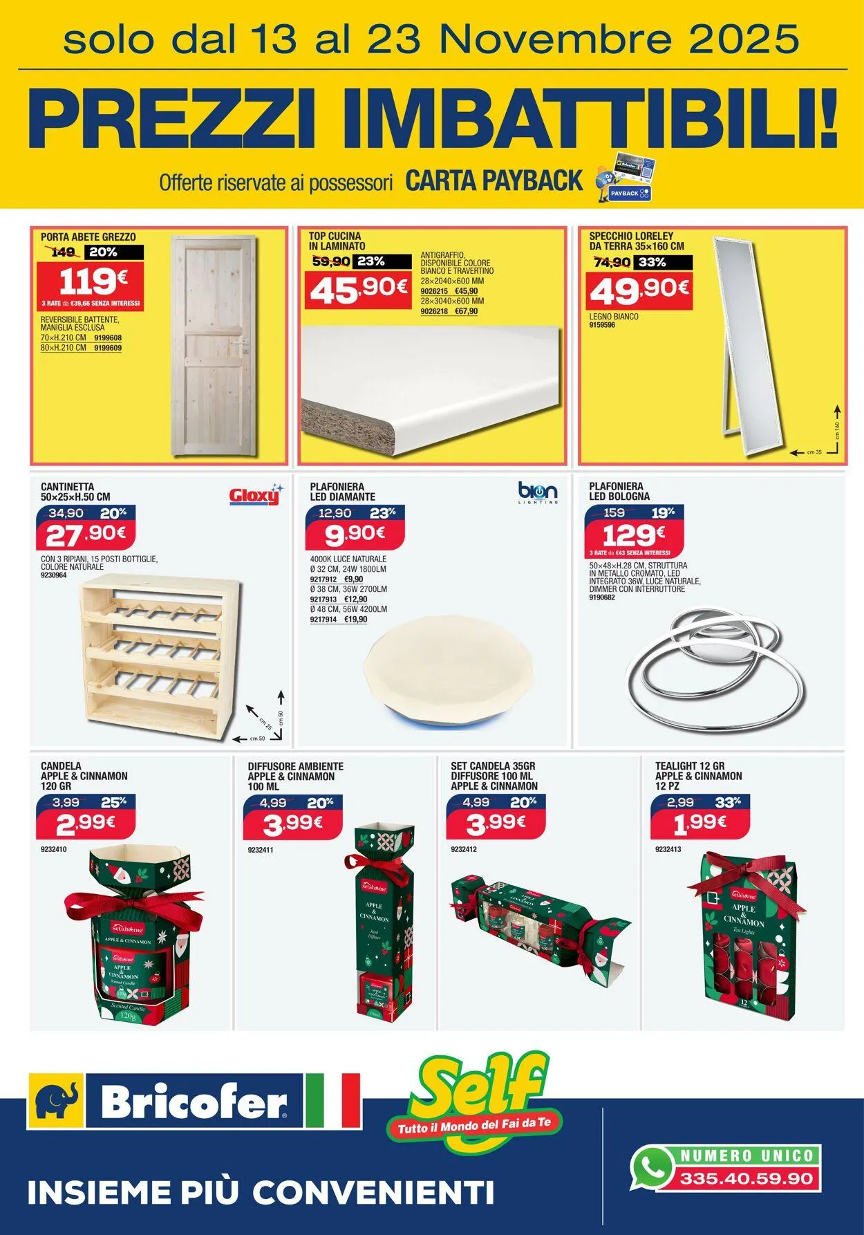 Bricofer - Perugia Volantino attuale da 25 novembre a 9 dicembre di 2025 - Pagina del volantino 1