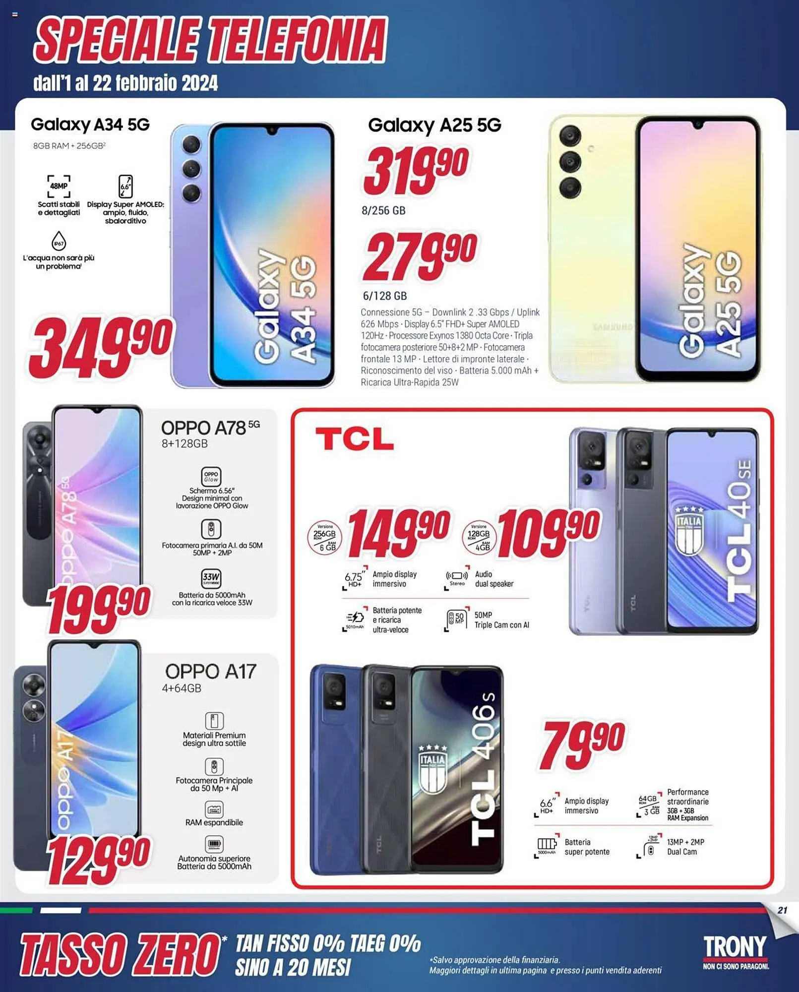 Volantino Trony da 1 febbraio a 22 febbraio di 2024 - Pagina del volantino 21